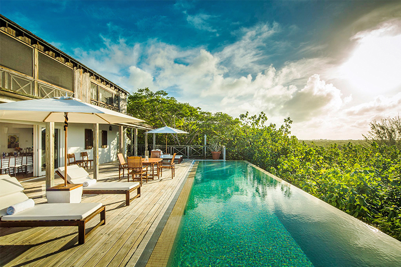 酒店泳池面向大自然美景