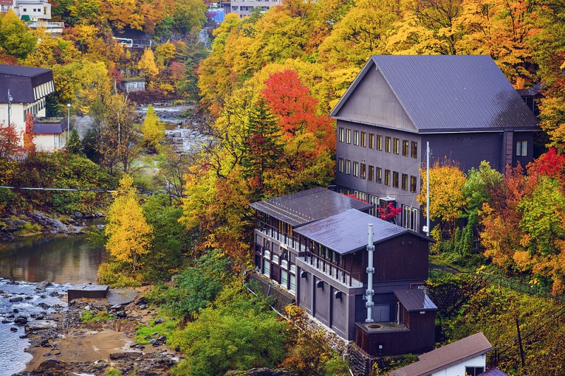 Jozankei foliage, Japan