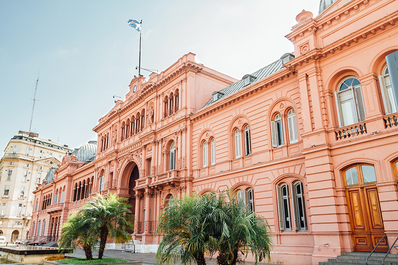 Casa Rosada, presidential Palace in Buenos Aires, Argentina