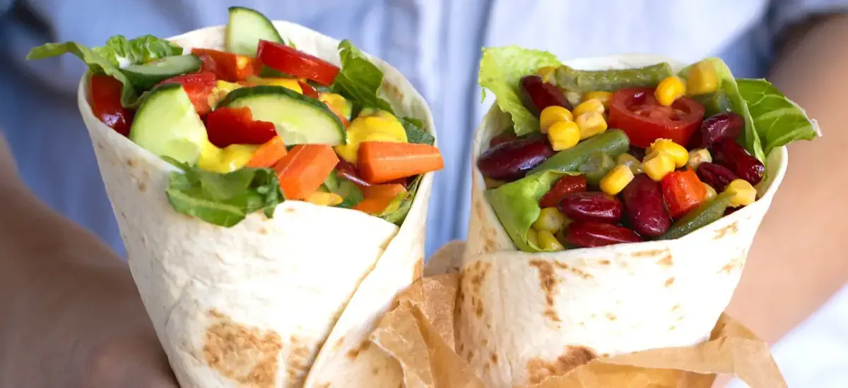 Healthy airport food